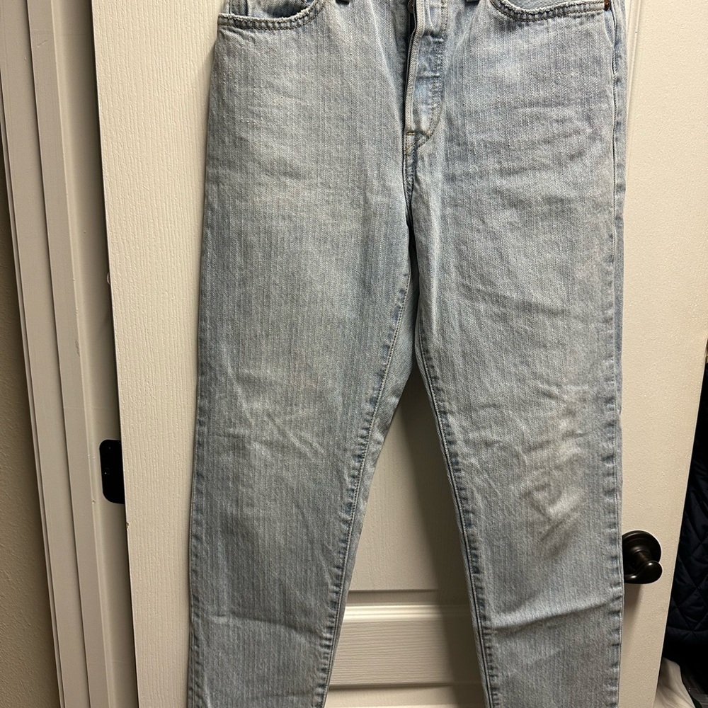 Levi's woman Light Blue Denim Jeans size 27x31 - 501 / NWOT #147